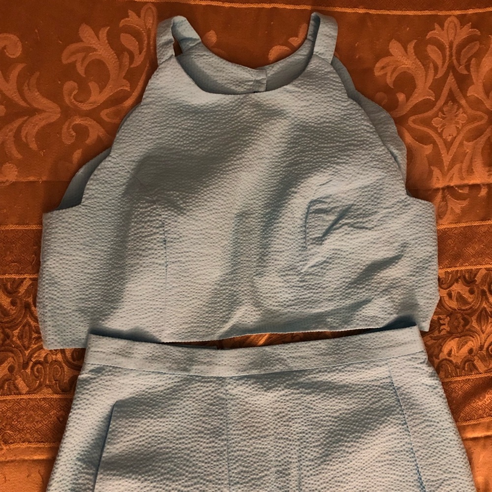 Lauren James Carly Two Piece Blue Powder Size L